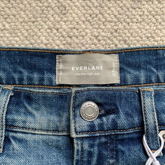 Everlane The Way High Jean size 25 NWOT - Picture 6 of 9